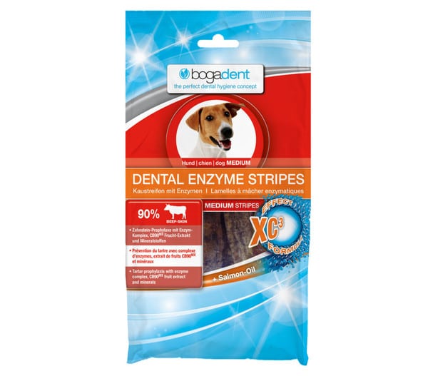 Bogadent Dental Enzyme Stripes Hund-3