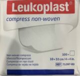 Leukoplast Vliesstoffkompressen 10x10cm