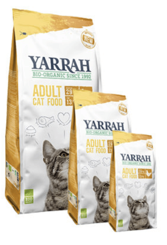 Yarrah – Trockenfutter Katze mit Huhn Bio-1