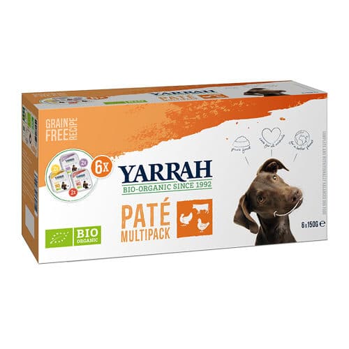 Yarrah – MultiPack Hundepastete Bio 6 x 150 gr-1