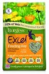 Burgess Excel füttert Heulöwenzahn und Ringelblume