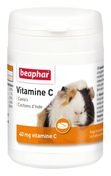 Beaphar Vitamin-C-Tabletten Meerschweinchen-1